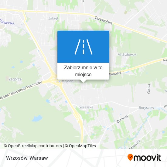 Mapa Wrzosów