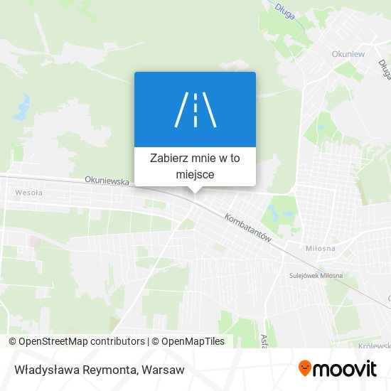 Mapa Władysława Reymonta