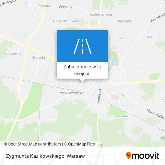 Mapa Zygmunta Kazikowskiego