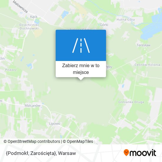 Mapa {Podmokł, Zarościęta}