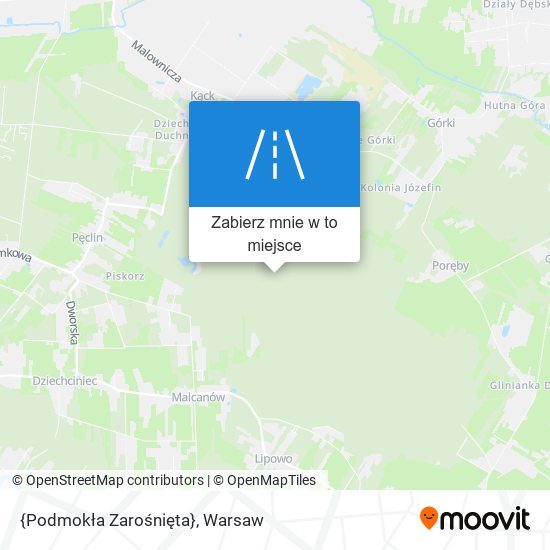 Mapa {Podmokła Zarośnięta}