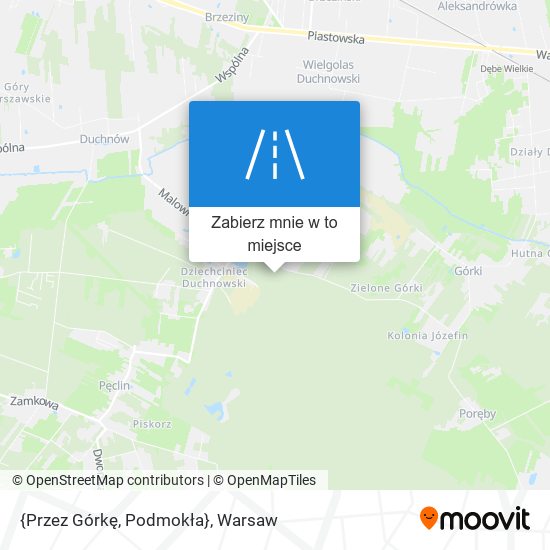 Mapa {Przez Górkę, Podmokła}