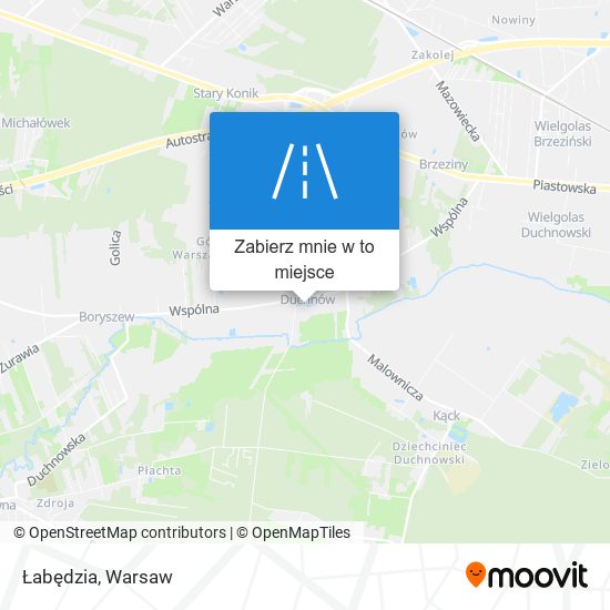 Mapa Łabędzia