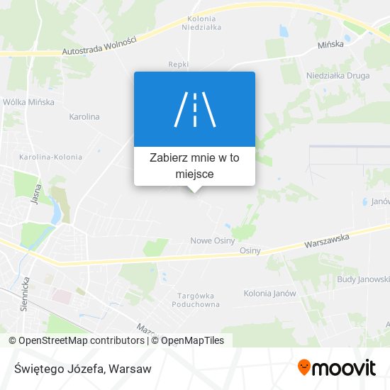 Mapa Świętego Józefa