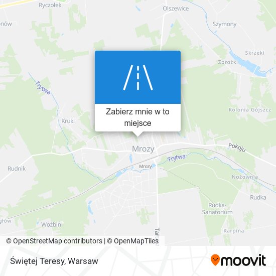 Mapa Świętej Teresy