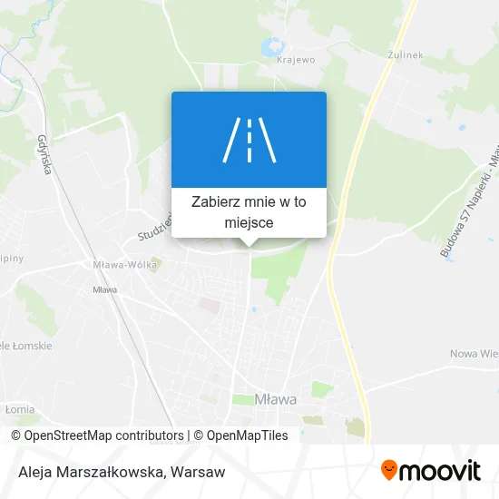 Mapa Aleja Marszałkowska