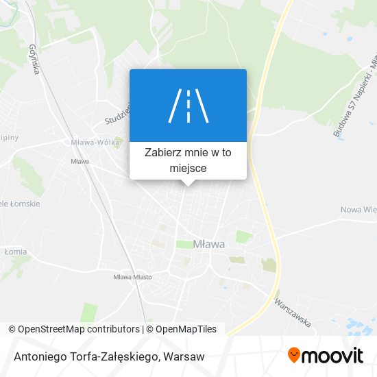 Mapa Antoniego Torfa-Załęskiego