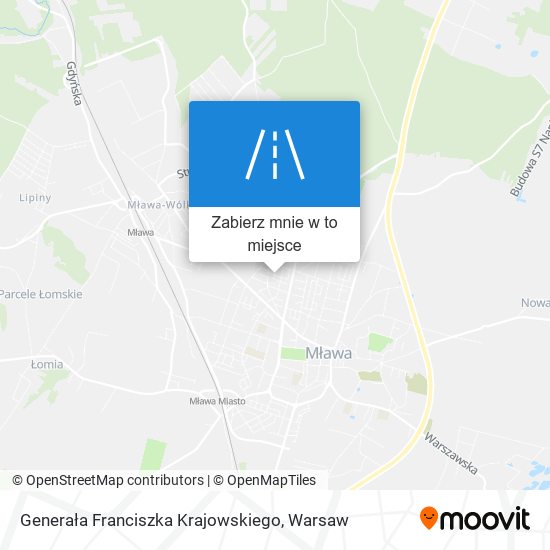 Mapa Generała Franciszka Krajowskiego