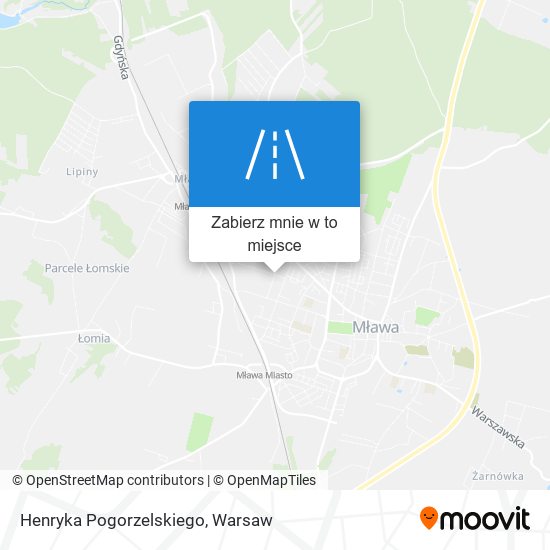 Mapa Henryka Pogorzelskiego