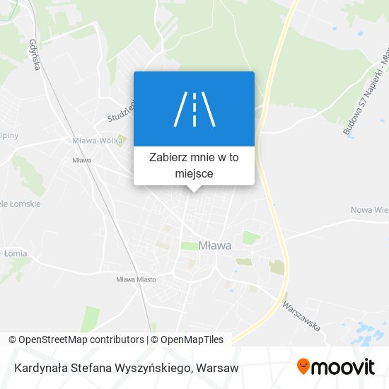 Mapa Kardynała Stefana Wyszyńskiego