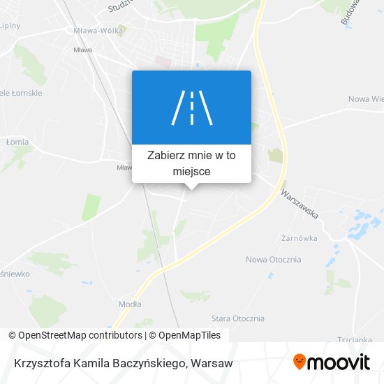 Mapa Krzysztofa Kamila Baczyńskiego