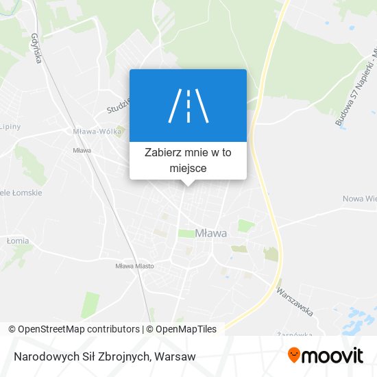 Mapa Narodowych Sił Zbrojnych