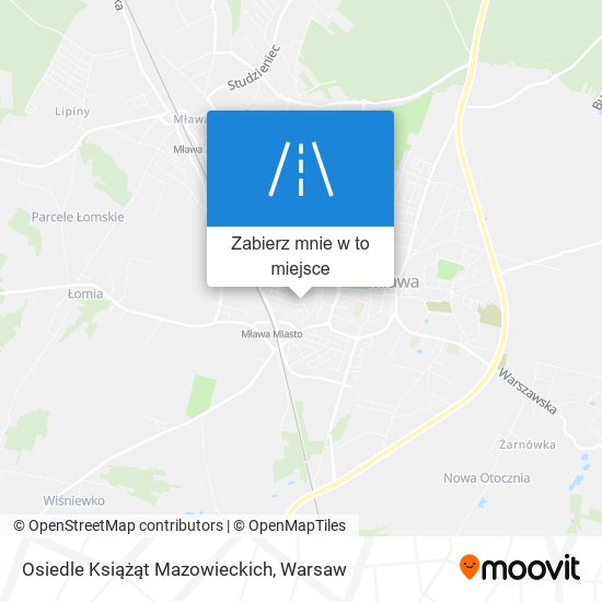 Mapa Osiedle Książąt Mazowieckich