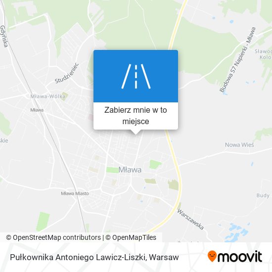 Mapa Pułkownika Antoniego Lawicz-Liszki