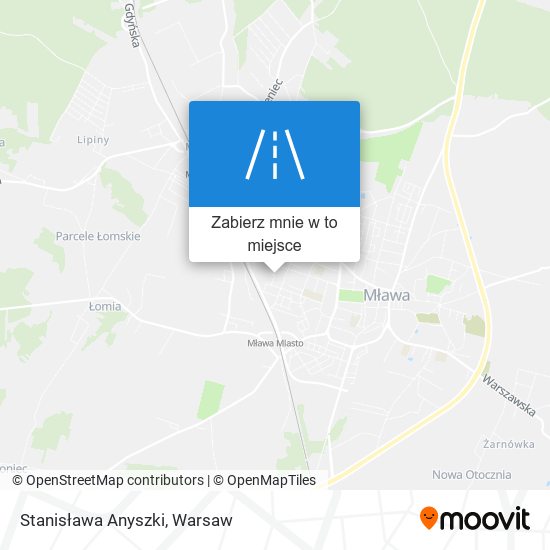 Mapa Stanisława Anyszki