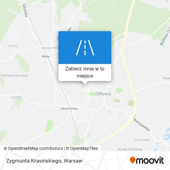 Mapa Zygmunta Krasińskiego