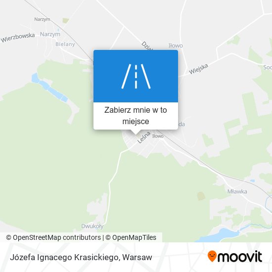 Mapa Józefa Ignacego Krasickiego