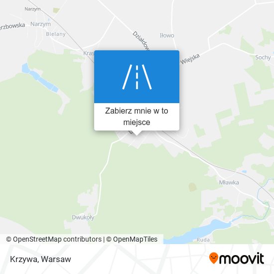 Mapa Krzywa