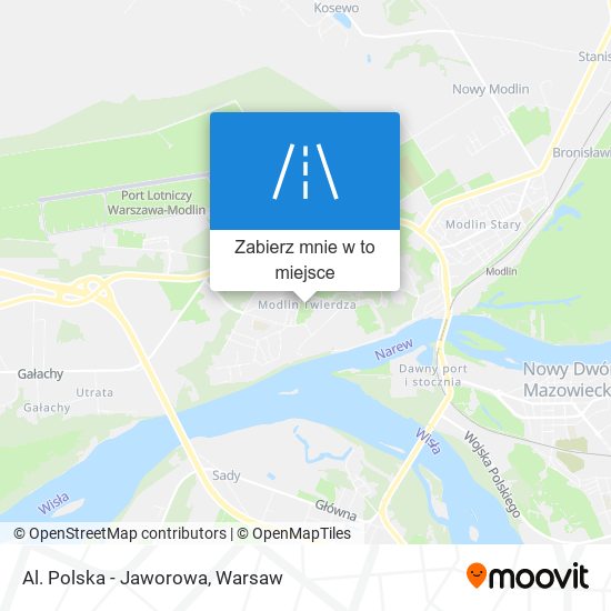 Mapa Al. Polska - Jaworowa