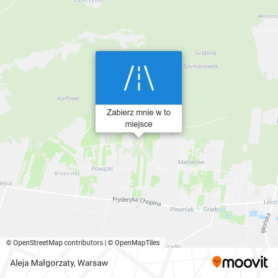 Mapa Aleja Małgorzaty