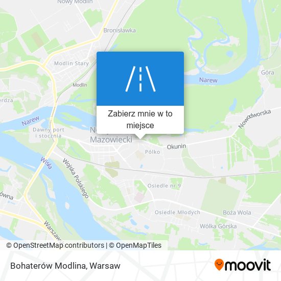 Mapa Bohaterów Modlina