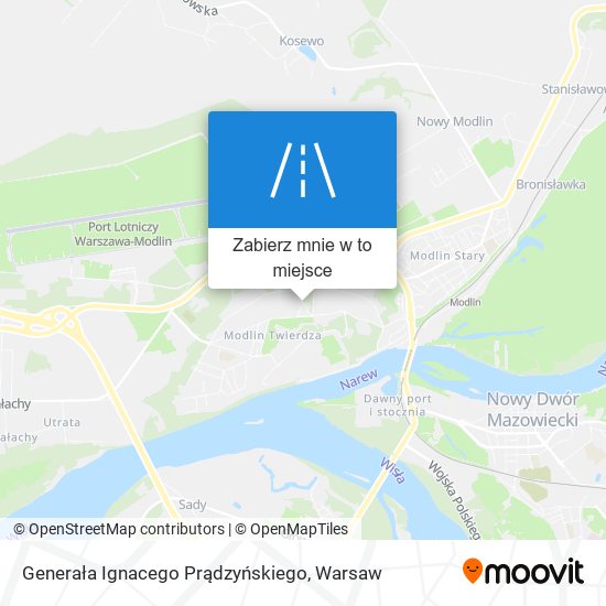 Mapa Generała Ignacego Prądzyńskiego