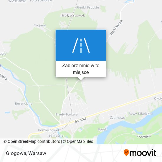 Mapa Głogowa