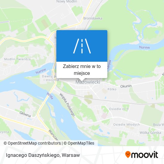 Mapa Ignacego Daszyńskiego