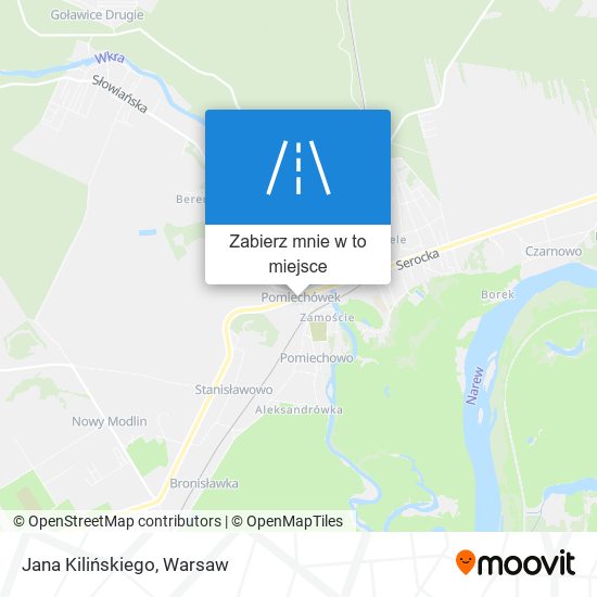 Mapa Jana Kilińskiego