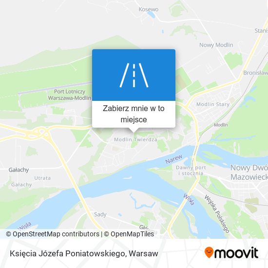 Mapa Księcia Józefa Poniatowskiego