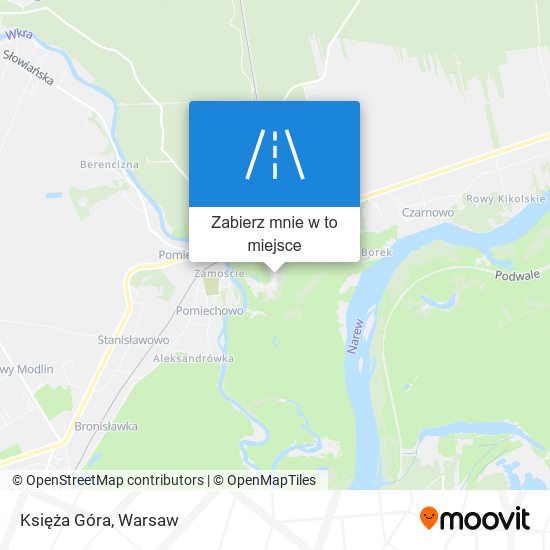 Mapa Księża Góra