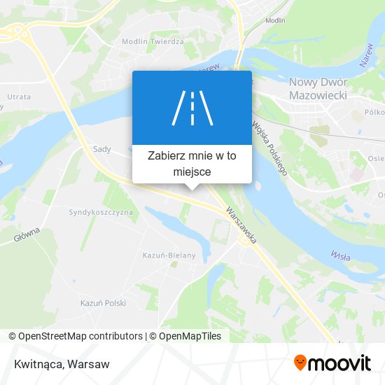 Mapa Kwitnąca