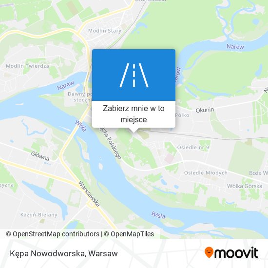 Mapa Kępa Nowodworska