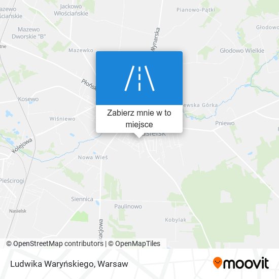 Mapa Ludwika Waryńskiego