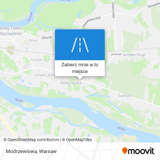 Mapa Modrzewiowa