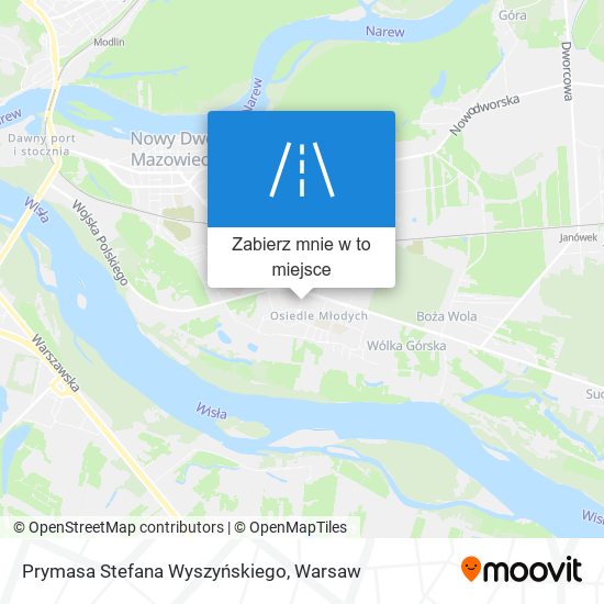 Mapa Prymasa Stefana Wyszyńskiego