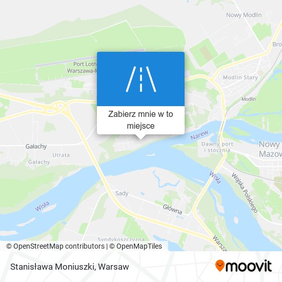 Mapa Stanisława Moniuszki