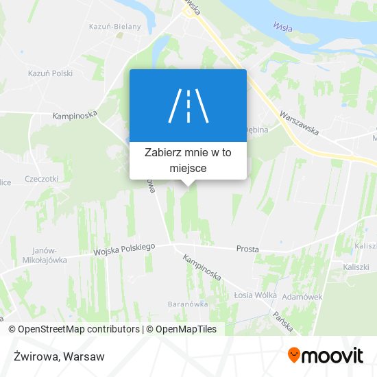 Mapa Żwirowa