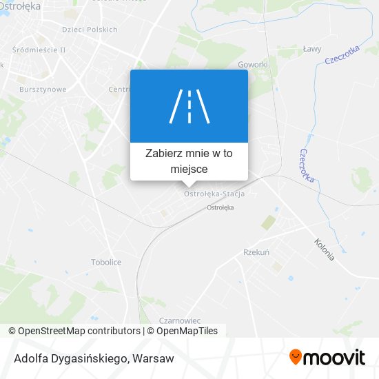 Mapa Adolfa Dygasińskiego