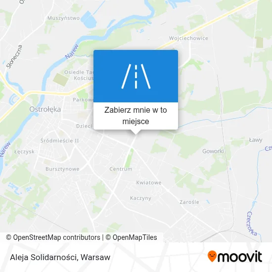 Mapa Aleja Solidarności