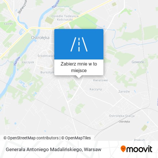 Mapa Generała Antoniego Madalińskiego