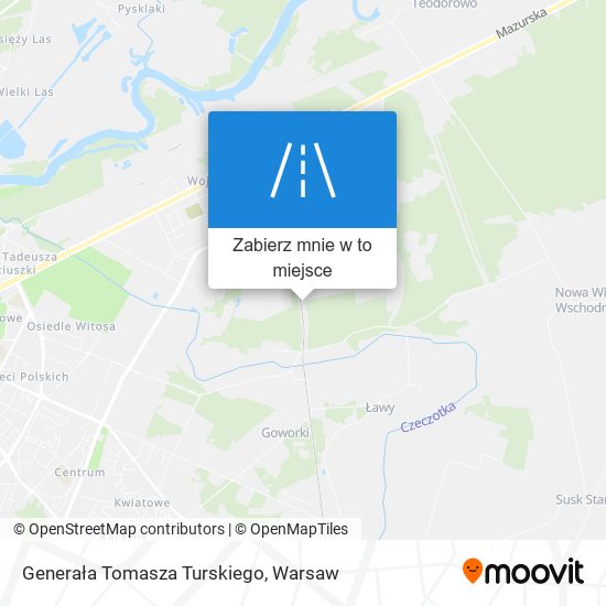 Mapa Generała Tomasza Turskiego