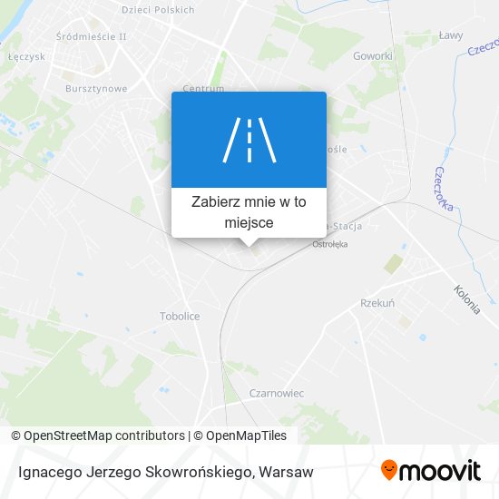 Mapa Ignacego Jerzego Skowrońskiego