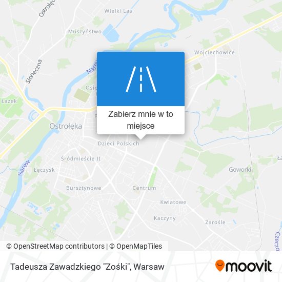 Mapa Tadeusza Zawadzkiego "Zośki"