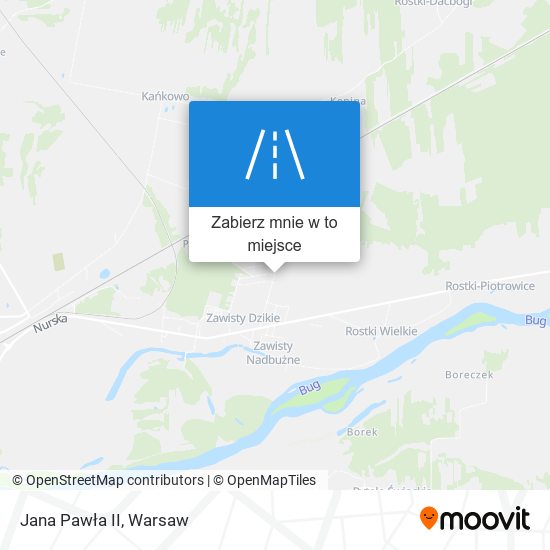 Mapa Jana Pawła II