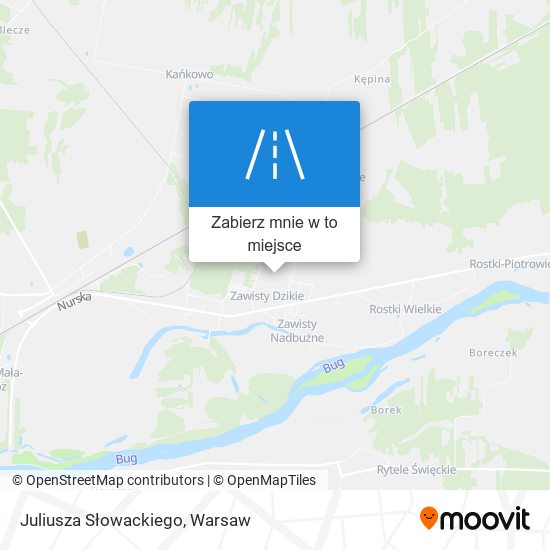 Mapa Juliusza Słowackiego