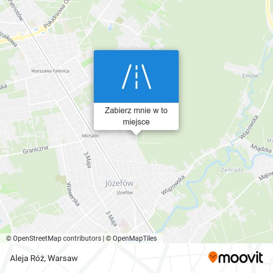 Mapa Aleja Róż