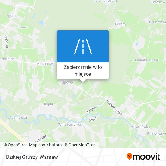 Mapa Dzikiej Gruszy