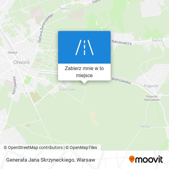 Mapa Generała Jana Skrzyneckiego