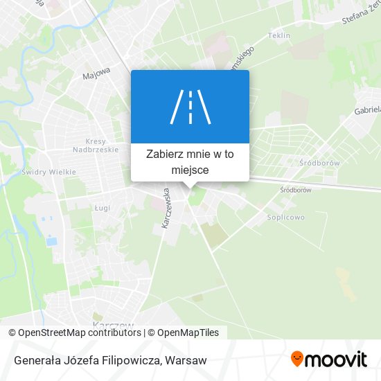 Mapa Generała Józefa Filipowicza